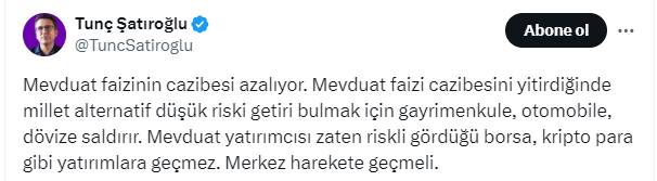 Tunç Şatıroğlu: Büyük kayıplar yaşanacak 9